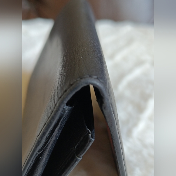 Rare Celine Card Holder/Wallet with Red Interior - Picture 11 of 15